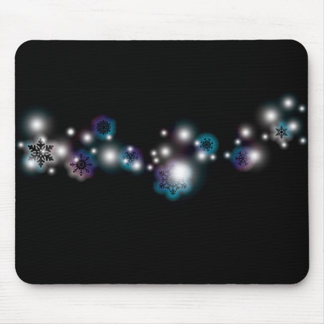 Mousepad Fulgor do floco de neve (Frente)
