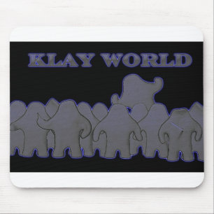 Mousepad Fulgor MousPad do preto do mundo de Klay