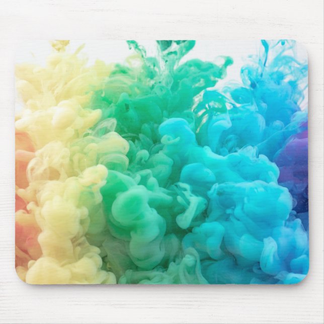 Mousepad fumaça arco-íris (Frente)