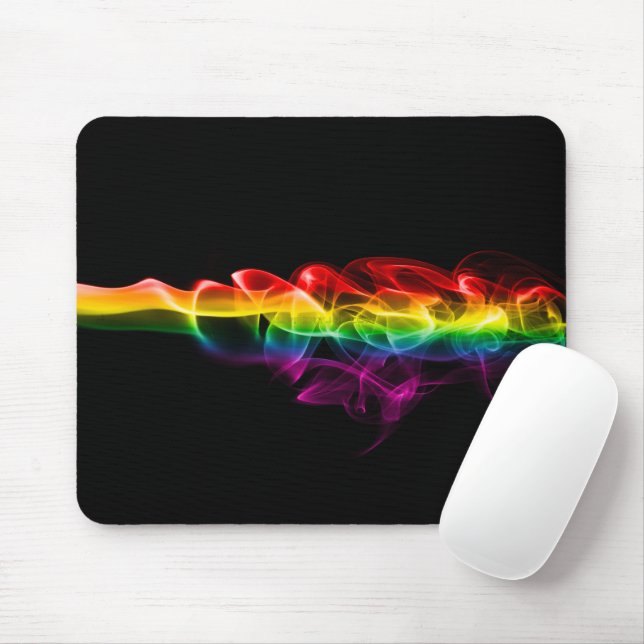 Mousepad Fumaça arco-íris de SlipperyJoe ondulação de vapor (Com mouse)