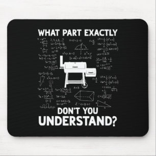 Mousepad Fumante Ciência Do Churrasco Engraçada Carne Fuman