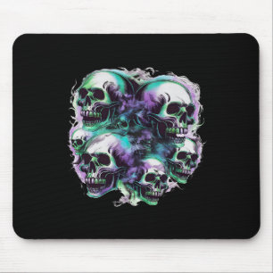 Mousepad Fumkey Skulls Fantasma Voando Dia das Bruxas Queda