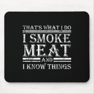 Mousepad Fumo Carne E Sei Coisas Engraçadas Fumante De Chur