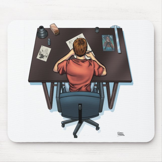 Mousepad Funcionamento do artista (Frente)