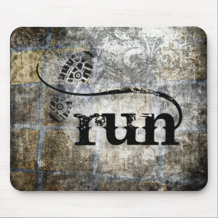 Mousepad Funcione o Grunge de w/Shoe pela jóia & pelo
