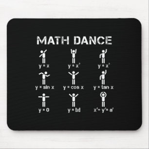 Mousepad Funções algébricas da dança matemática Camisa de p