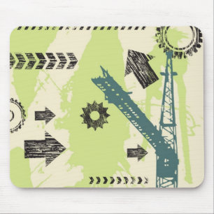 Mousepad Fundo abstrato da olá!-tecnologia