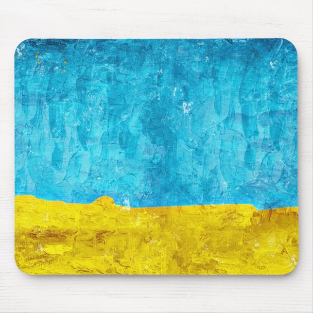 Mousepad Fundo Amarelo Azul (Frente)
