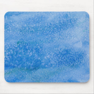 Mousepad Fundo azul da aguarela