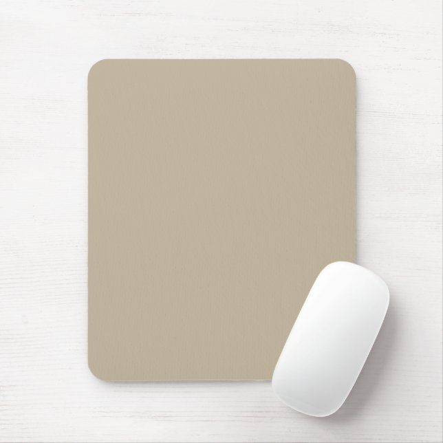 Mousepad Fundo Bege Suave e Claro – Design de Casamento (Com mouse)