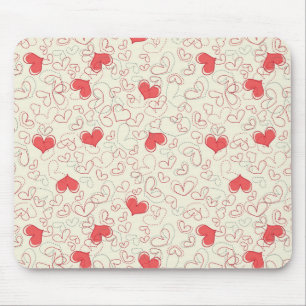 Mousepad Fundo bonito dos corações