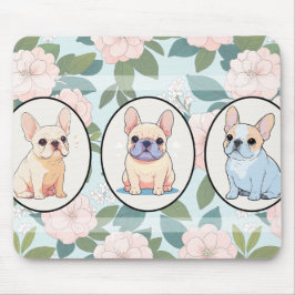 Mousepad Fundo clássico dos Bulldog Francês