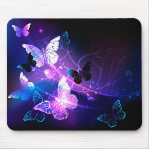 Mousepad Fundo com Borboletas Noturnas