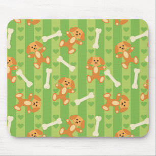 Mousepad fundo com cães e ossos