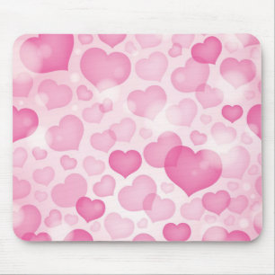 Mousepad Fundo com corações
