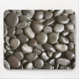 Mousepad Fundo da pedra do preto da rocha do rio -