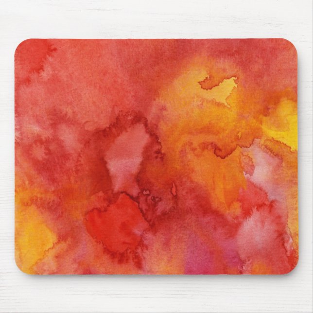 Mousepad Fundo da pintura da aguarela (Frente)