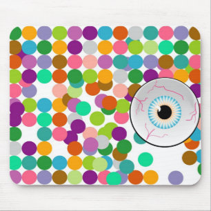Mousepad Fundo das bolinhas do globo ocular