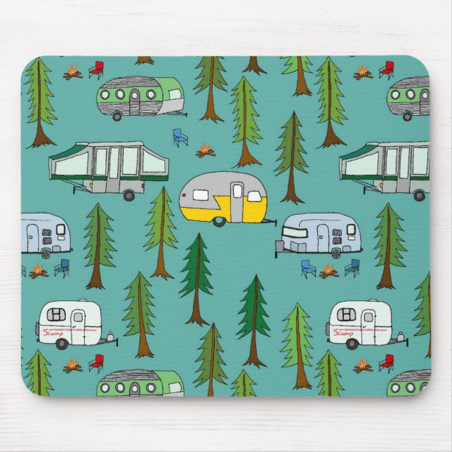 Mousepad Fundo de acampamento (Frente)