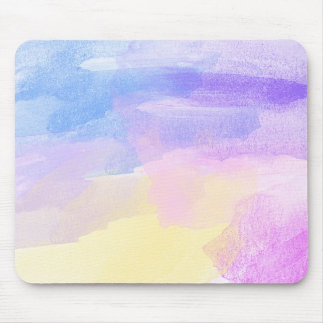 Mousepad Fundo de Aquarela (Frente)