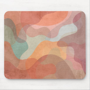 Mousepad Fundo de Blobs Pastel Sobrepostos Abstratos