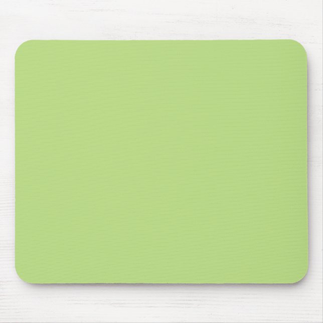 Mousepad Fundo de cor verde-clara personalizada (Frente)