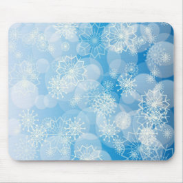 Mousepad Fundo de flocos de neve