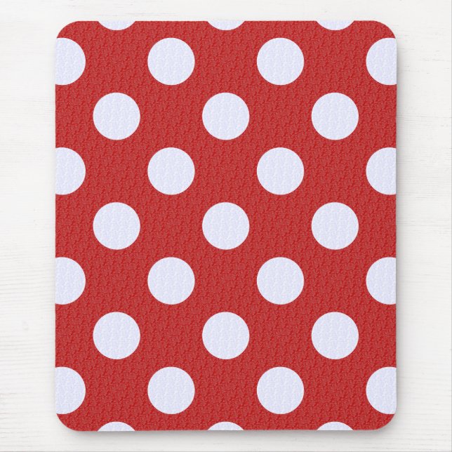 Mousepad Fundo de Fractais Vermelhos com Bolinhas de Fracta (Frente)