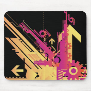 Mousepad Fundo de intervalo mínimo técnico 7