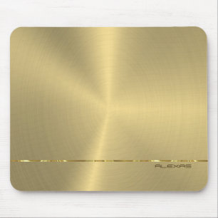 Mousepad Fundo de ouro fino metálico