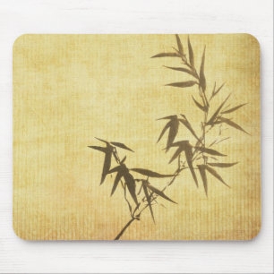 Mousepad Fundo de papel de bambu manchado Grunge