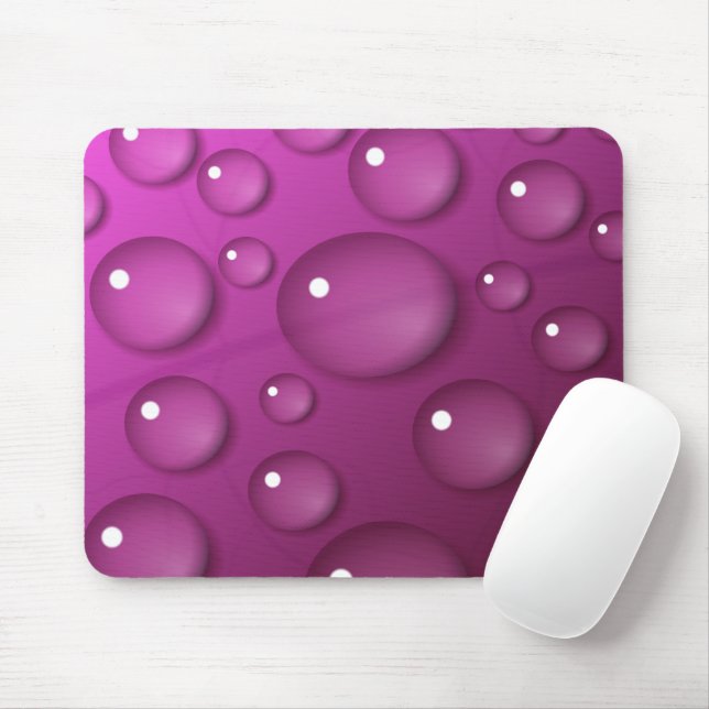 Mousepad Fundo de queda de água rosa (Com mouse)