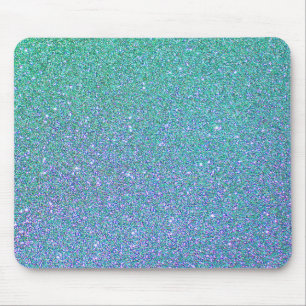 Mousepad Fundo do brilho de Ombre do verde azul