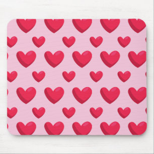Mousepad Fundo do Dia dos Namorados com Coração Amor