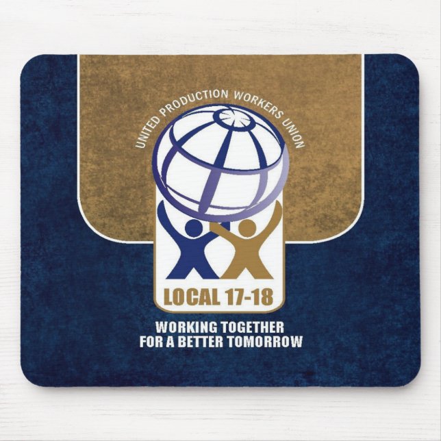 Mousepad fundo do monograma do local 17-18 (Frente)
