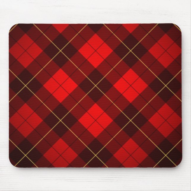 Mousepad Fundo do tartan de Wallace (Frente)