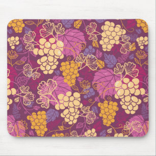 Mousepad Fundo doce do teste padrão das vinhas