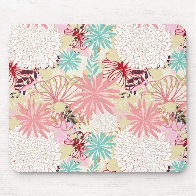 Mousepad Fundo floral 4 (Frente)