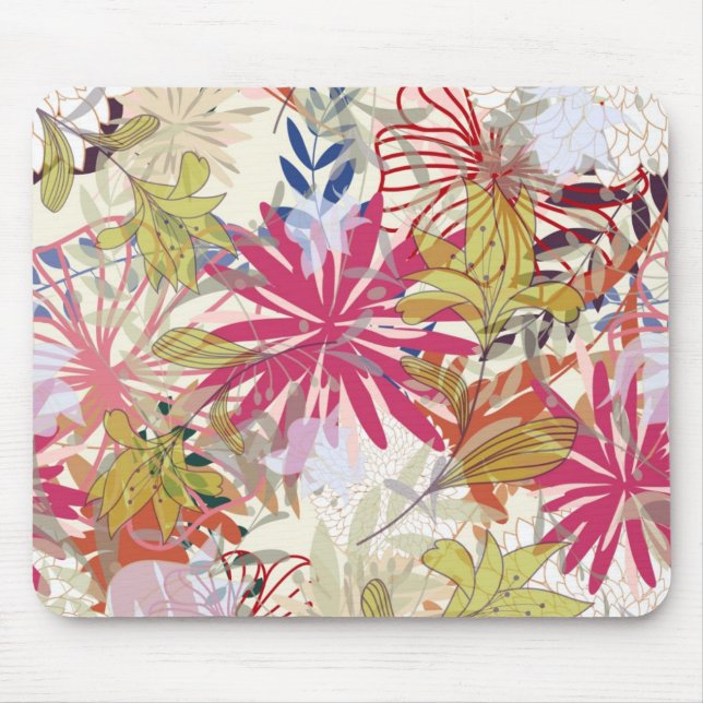Mousepad Fundo floral 6 (Frente)