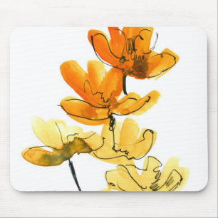 Mousepad Fundo floral abstrato