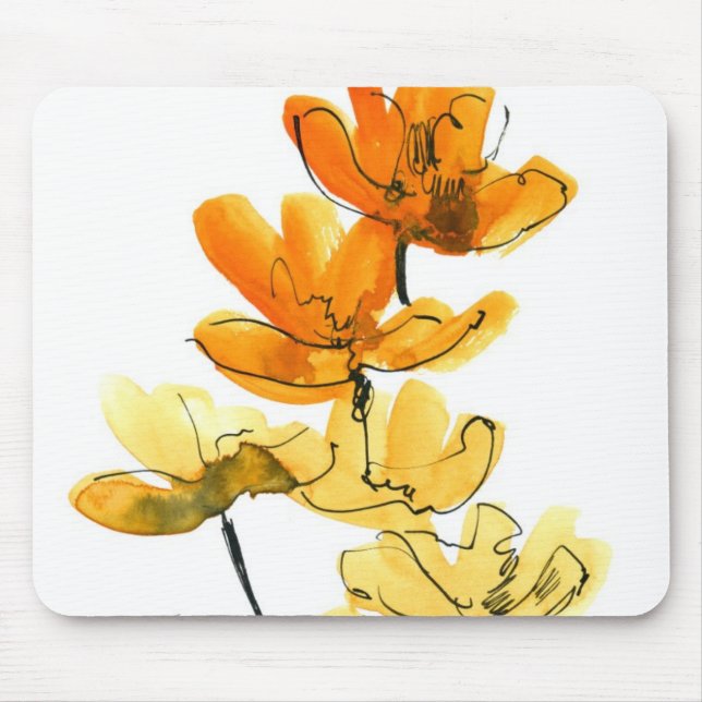 Mousepad Fundo floral abstrato (Frente)