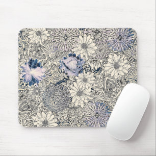 Mousepad Fundo Floral do Elegant Vintage Abstrato