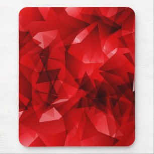 Mousepad Fundo Geométrico Abstrato Vermelho-51083