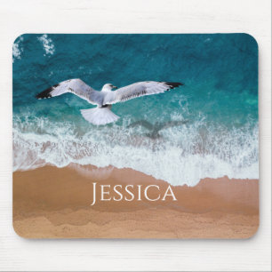Mousepad Fundo marinho sobre a costa marítima