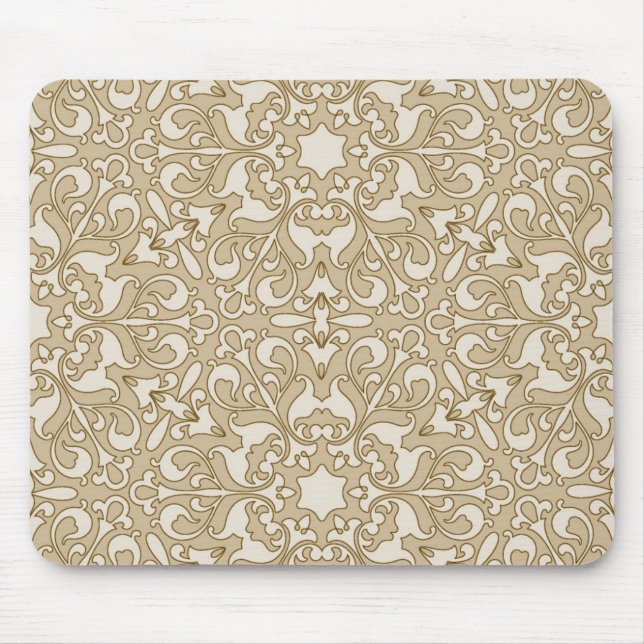 Mousepad Fundo ornamentado floral (Frente)