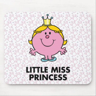 Mousepad Fundo pequeno da coroa da senhorita princesa