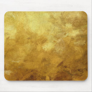 Mousepad fundo pintado abstrato da arte na cor dourada