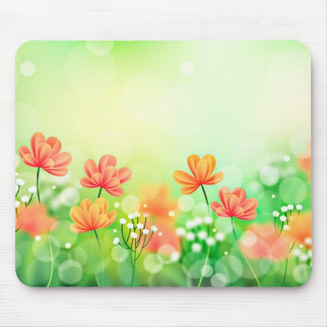 Mousepad Fundo Realista Borroso de Primavera-52374 (Frente)