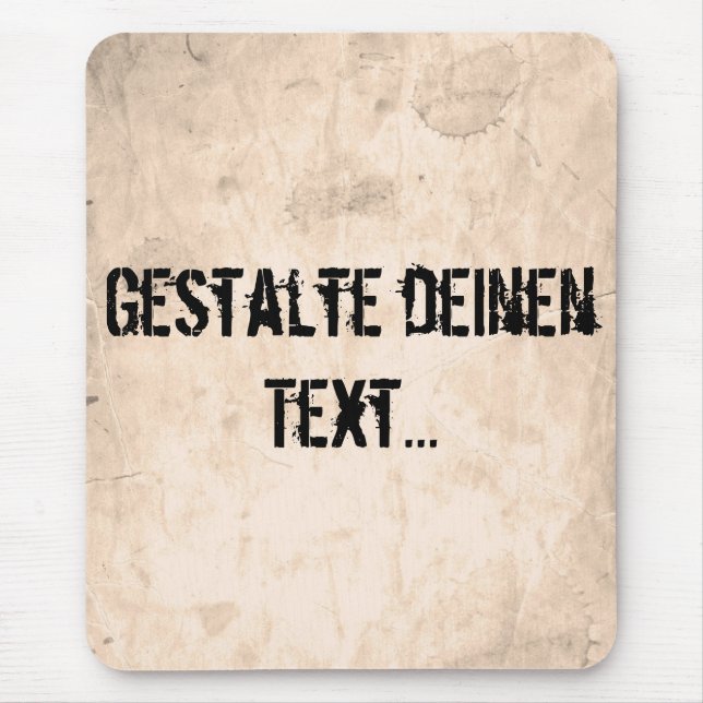 Mousepad Fundo Sujo Antigo (Frente)