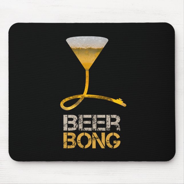 Mousepad Funil de cerveja para spring break e festa de desp (Frente)